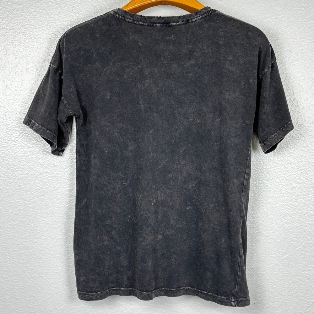 Vintage Canvas Distressed Tiger Graphic Tee Small Acid Wash Grunge‎ Goth - Picture 3 of 11